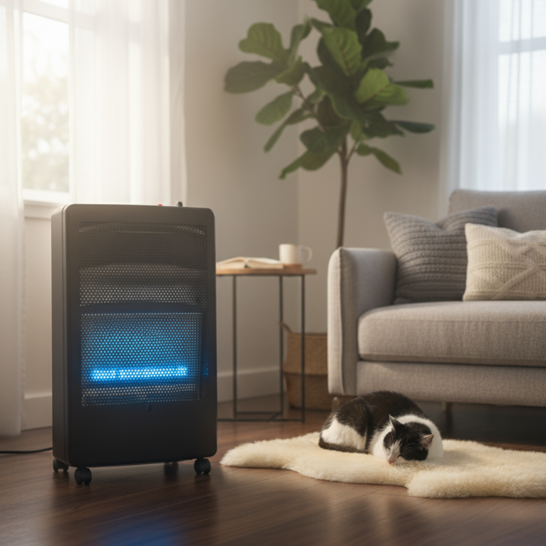 STUFA GPL  PIEGHIEVOLE BLU EMOTION  2,5KW-3,8KW